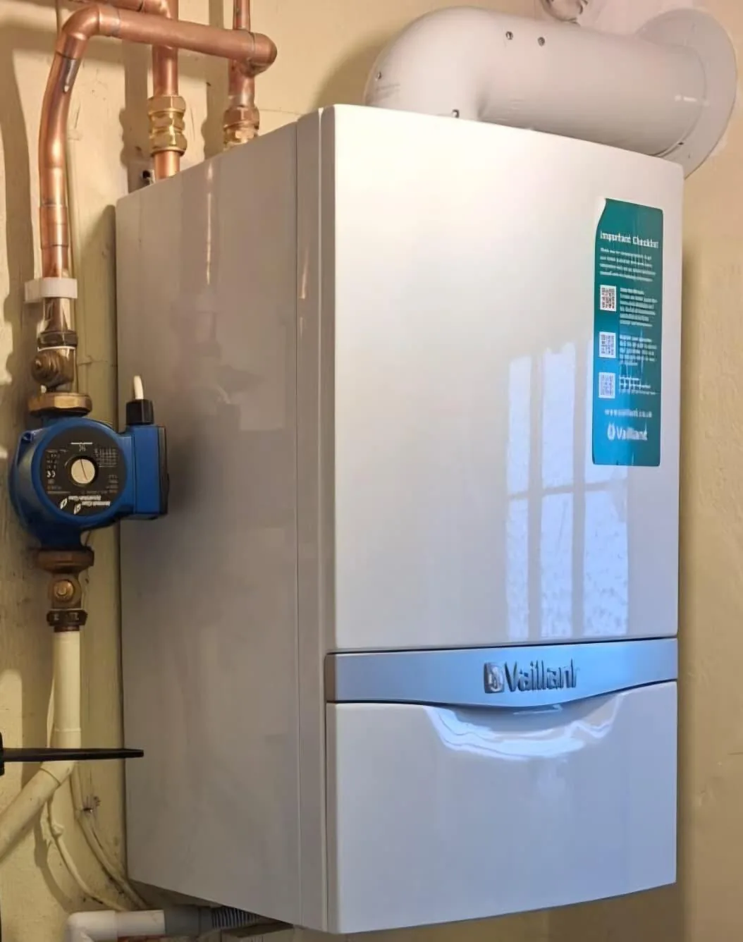 Boiler components checked during a service